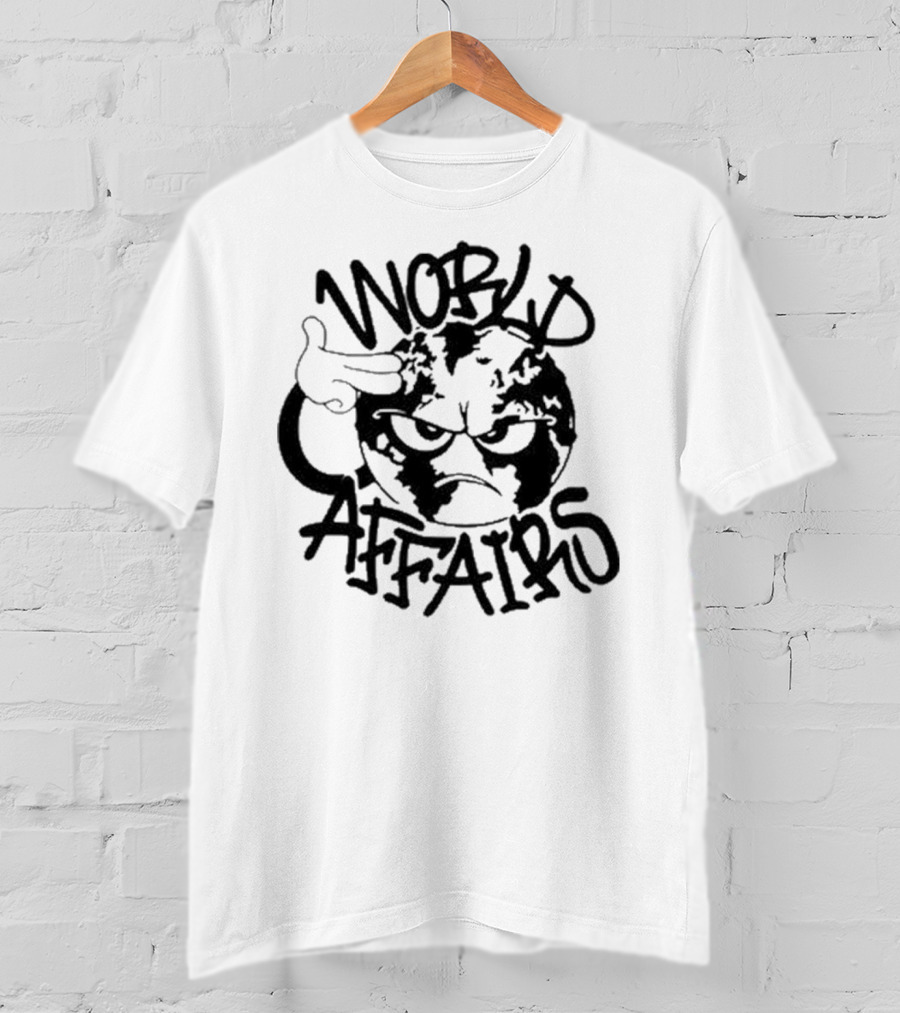 World Affairs Yung Lean Grumpy Earth Salute T-Shirt