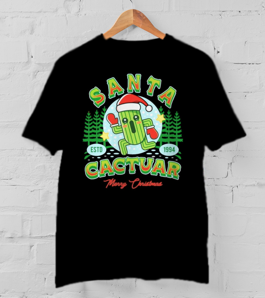 Santa Cactuar Merry Christmas ESTD 1994 T-Shirt