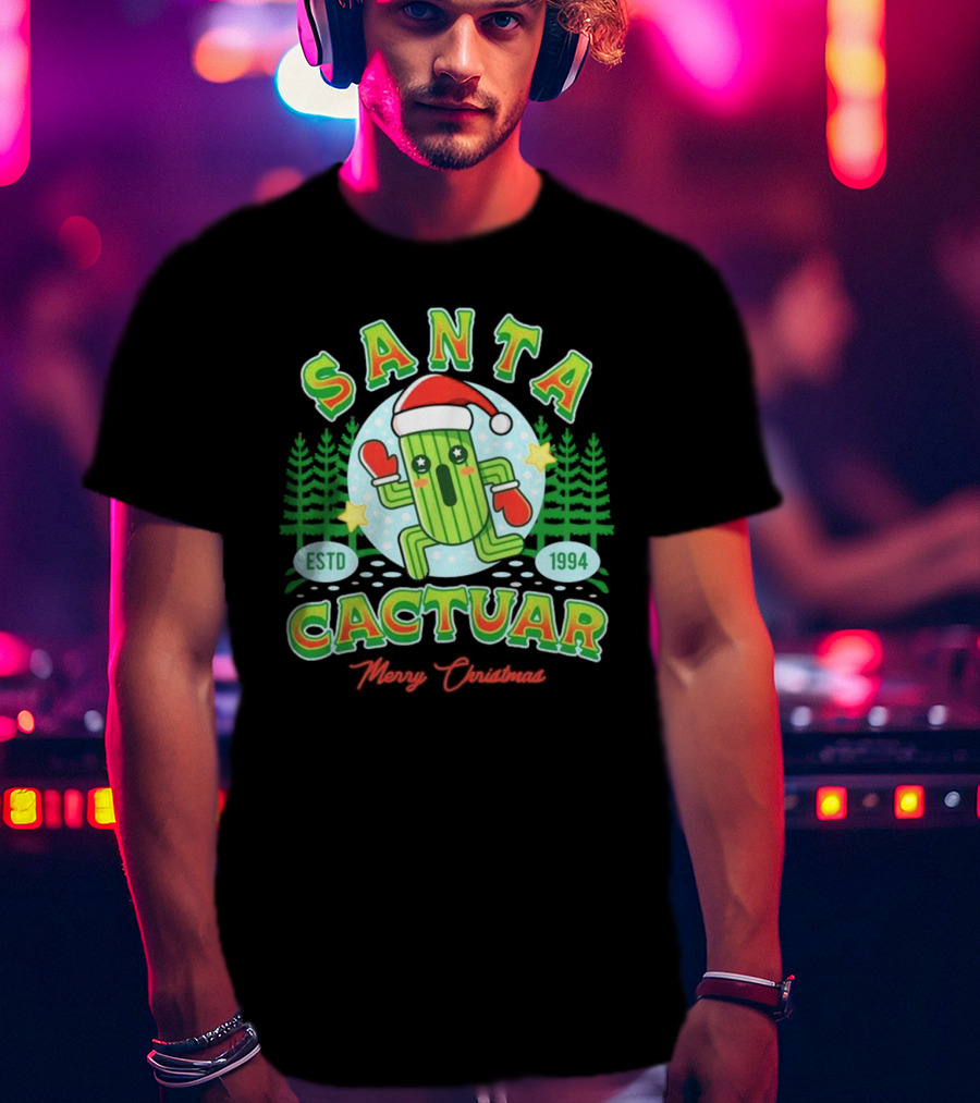 Santa Cactuar Merry Christmas ESTD 1994 T-Shirt