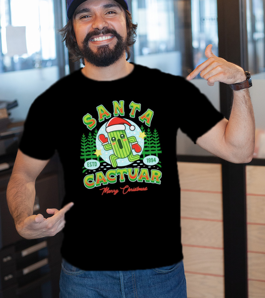 Santa Cactuar Merry Christmas ESTD 1994 T-Shirt