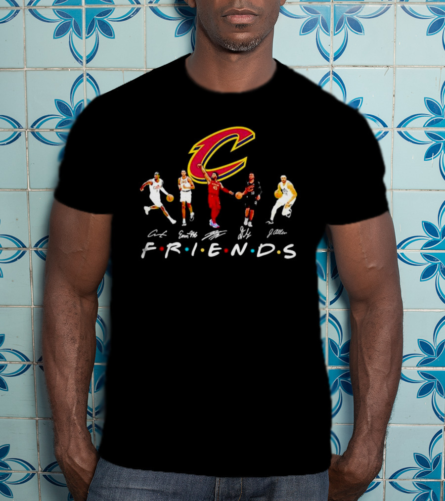 Cleveland Cavaliers Friends Players Signatures T-Shirt