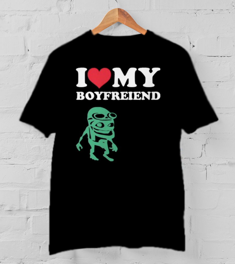 I Love My Boyfriend Crazy Frog Joey Valence T-Shirt