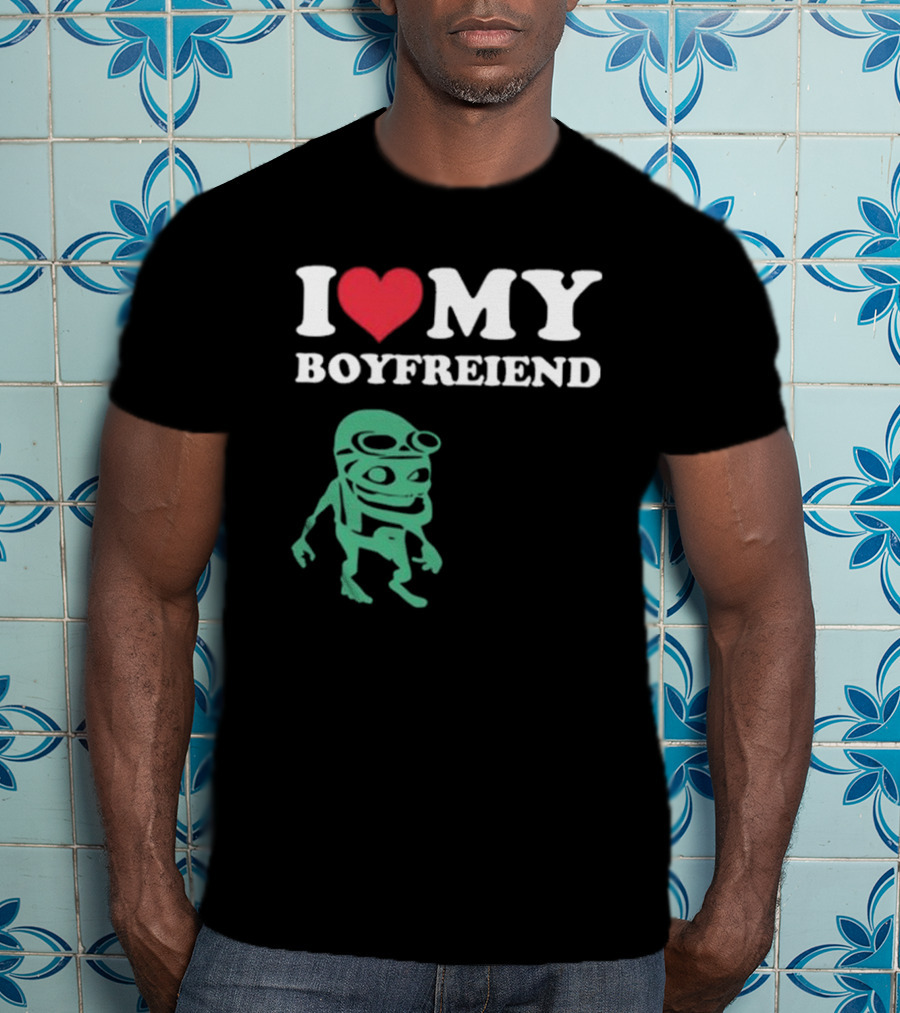 I Love My Boyfriend Crazy Frog Joey Valence T-Shirt