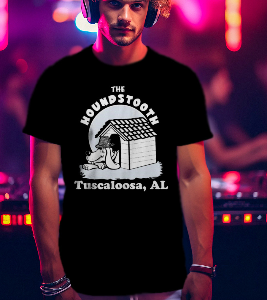 The Houndstooth Hound Doghouse Tuscaloosa AL T-Shirt