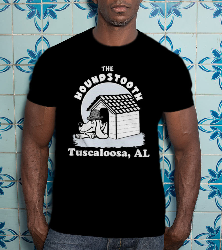 The Houndstooth Hound Doghouse Tuscaloosa AL T-Shirt