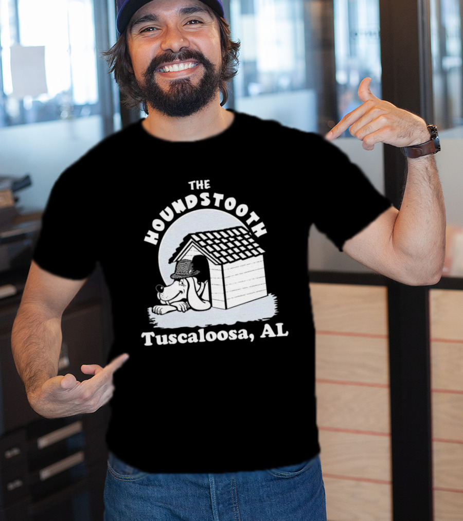 The Houndstooth Hound Doghouse Tuscaloosa AL T-Shirt