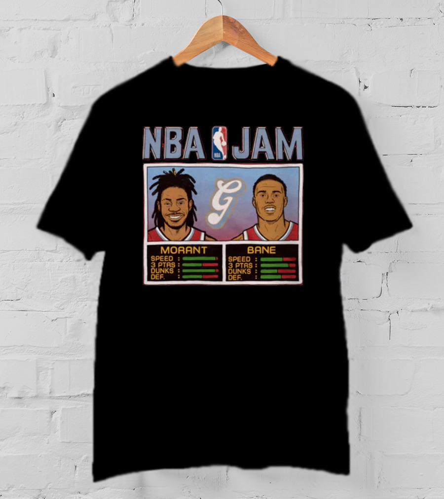 NBA Jam Morant Bane Memphis Grizzlies City Edition T-Shirt
