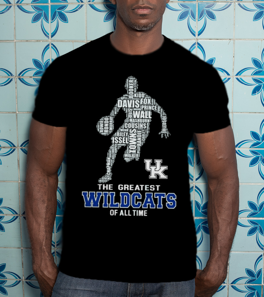 The Greatest Wildcats Of All Time UK Basketball Legends Davis Wall Cousins T-Shirt