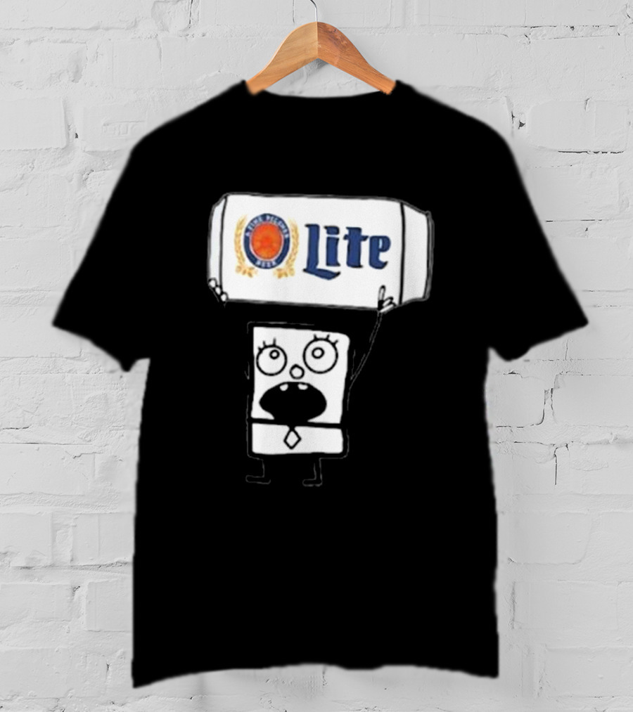 Doodlebob Miller Lite Beer T-Shirt