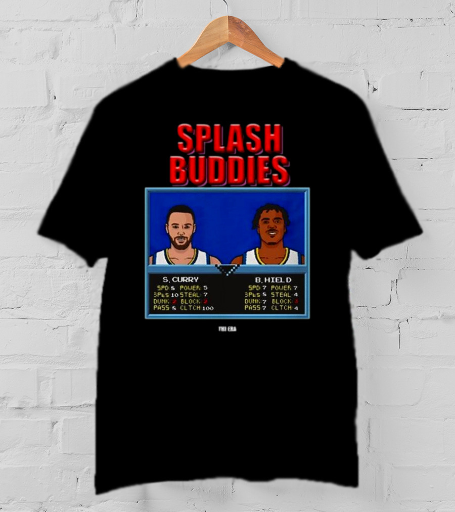 Dope Era Splash Buddies S. Curry B. Hield Retro Game T-Shirt