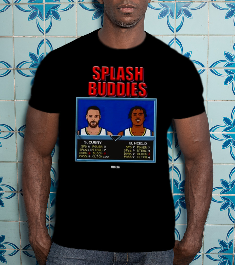 Dope Era Splash Buddies S. Curry B. Hield Retro Game T-Shirt