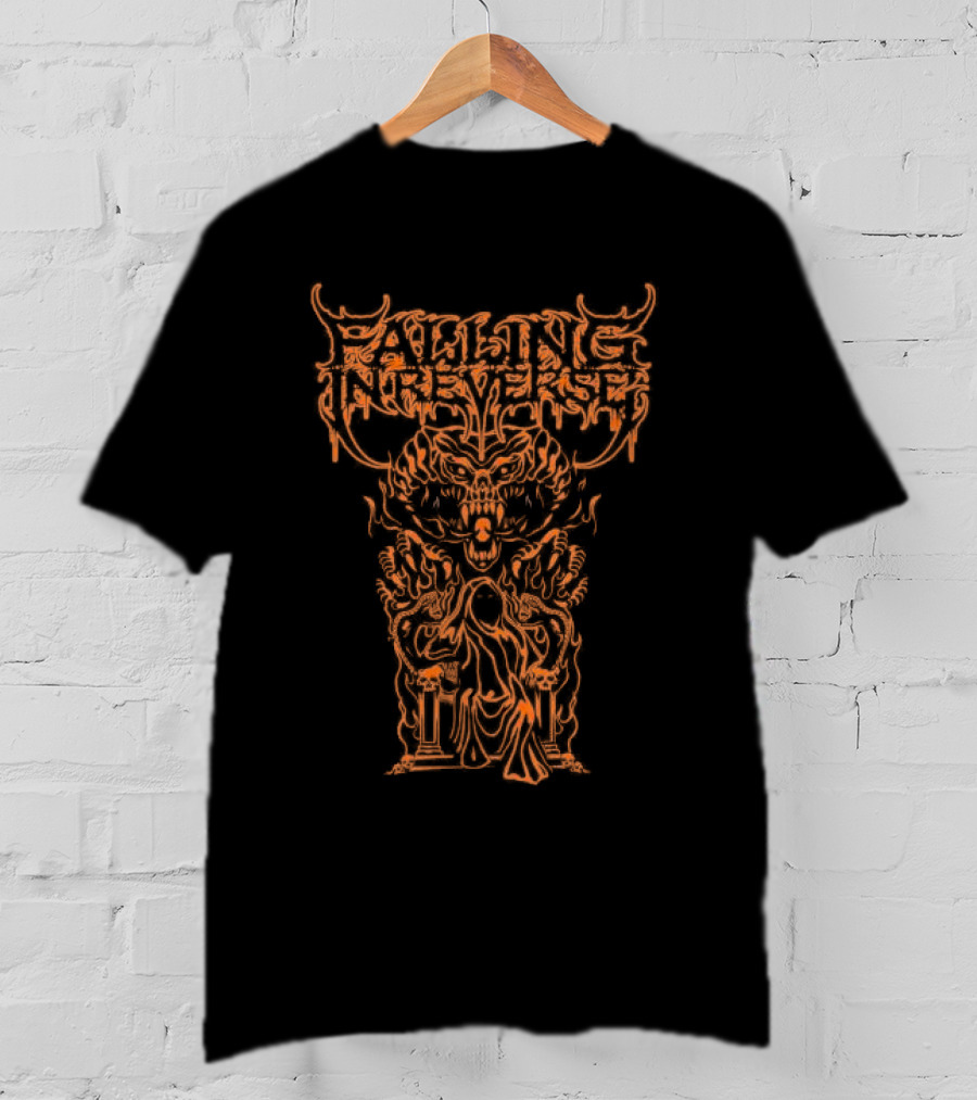 Falling In Reverse Titans Demonic Orange T-Shirt