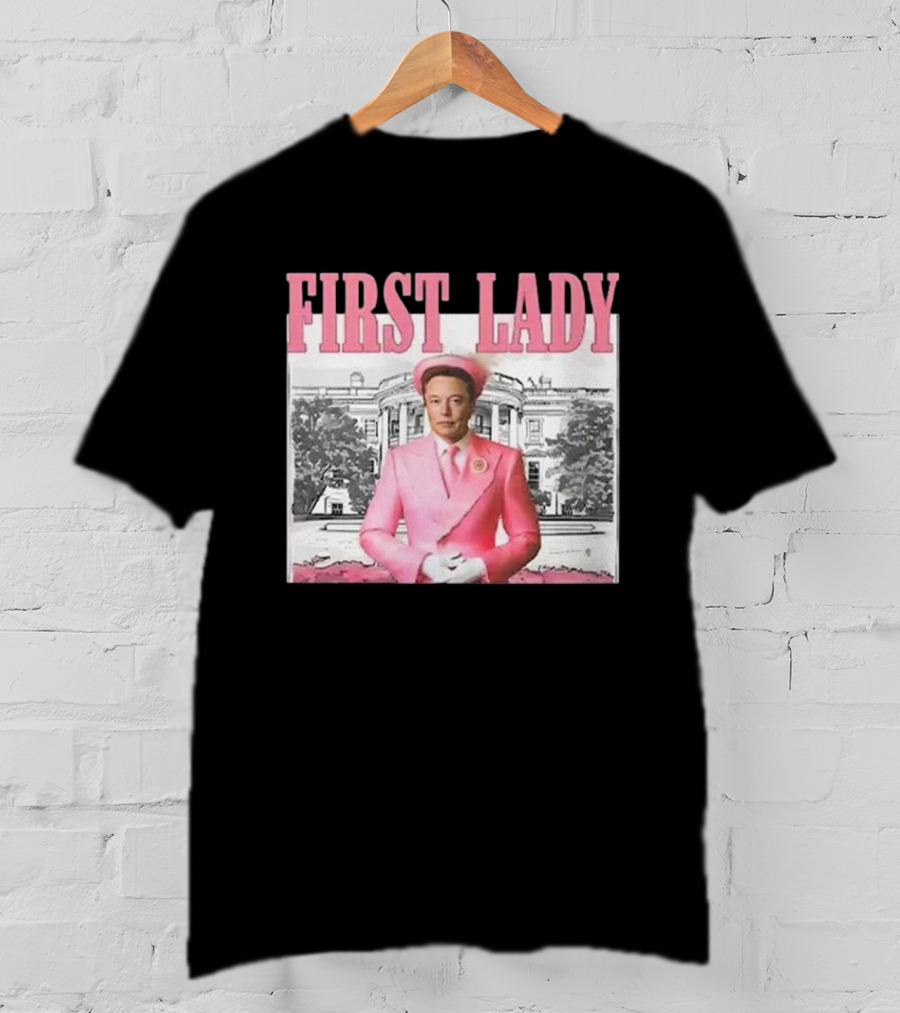 First Lady Elonia Musk Pink Suit White House T-Shirt