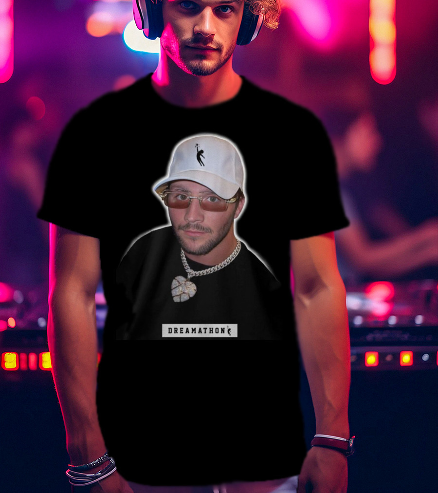 Josh Allen Dreamathon White Cap And Chain T-Shirt