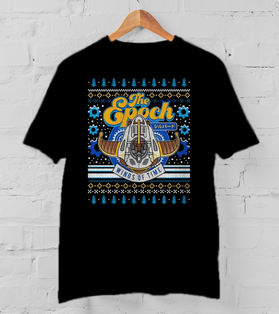 The Epoch Wings Of Time Retro Christmas T-Shirt