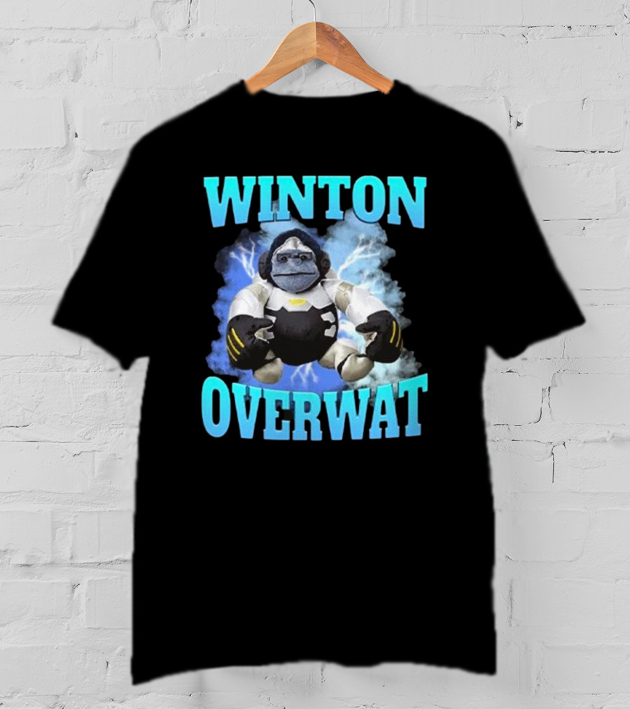 Winton Overwat Winston Overwatch Funny Meme T-Shirt