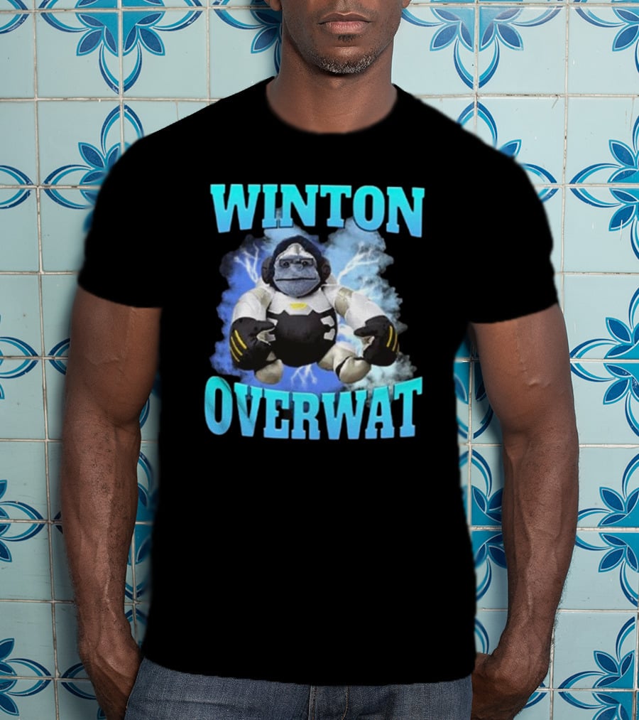Winton Overwat Winston Overwatch Funny Meme T-Shirt
