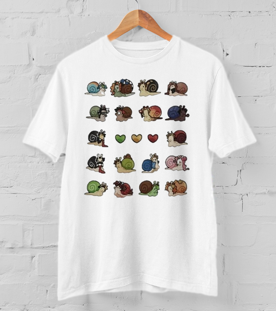 Grian Wilf Life Snails Colorful Character Collection T-Shirt