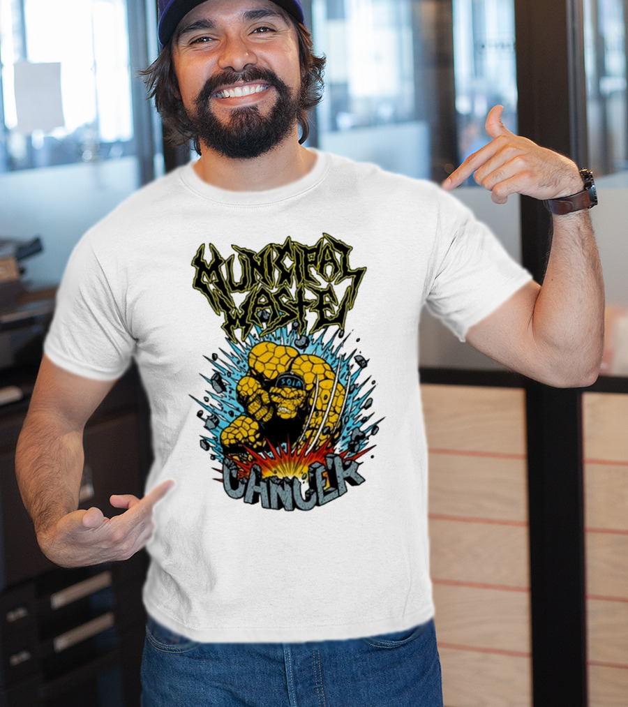Municipal Waste SOIA Thing Clobberin Cancer Explosion T-Shirt