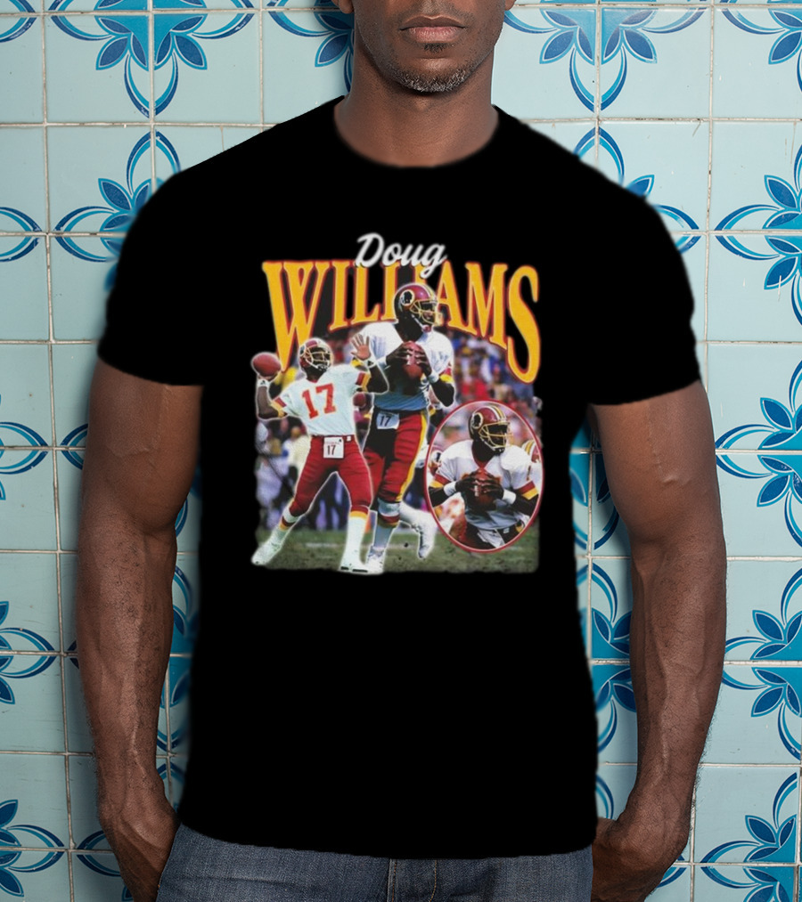 Doug Williams Football Legend NFL Quarterback Redskins T-Shirt
