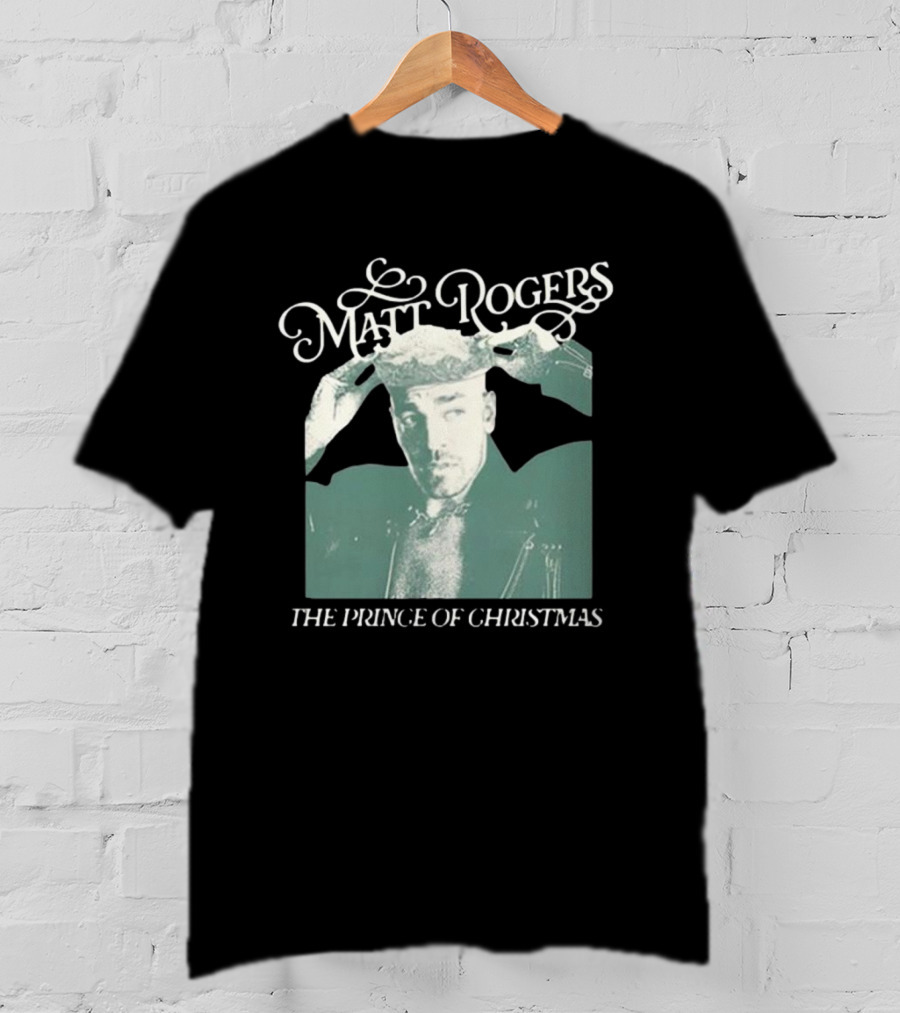 Matt Rogers The Prince Of Christmas Retro Style Holiday T-Shirt