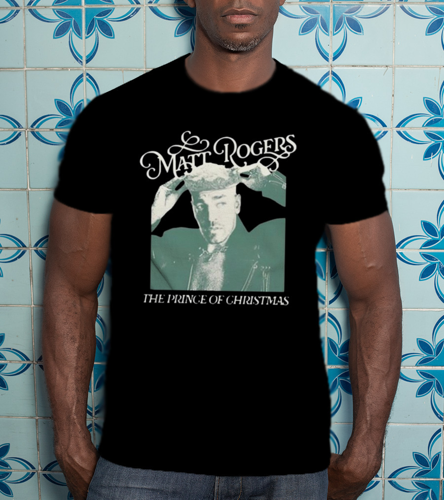 Matt Rogers The Prince Of Christmas Retro Style Holiday T-Shirt