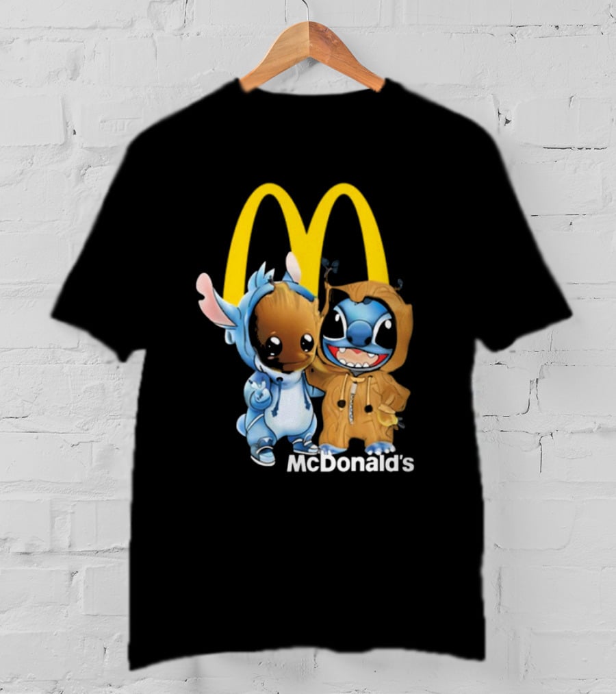Groot Stitch McDonald’s Crossover T-Shirt