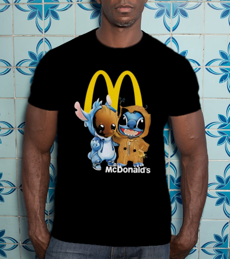 Groot Stitch McDonald’s Crossover T-Shirt