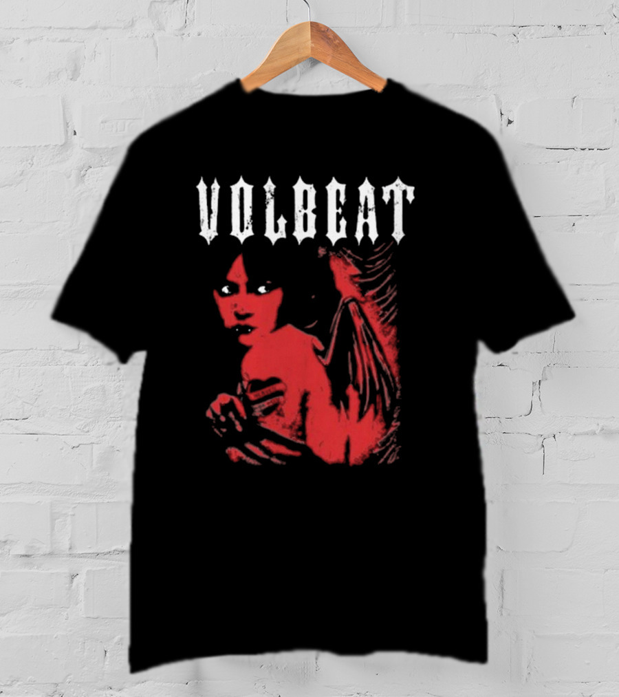 Volbeat Heaven Nor Hell Red Angel T-Shirt