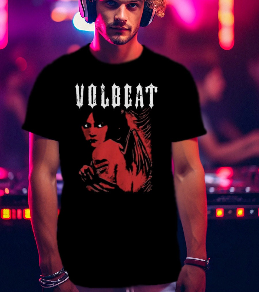 Volbeat Heaven Nor Hell Red Angel T-Shirt
