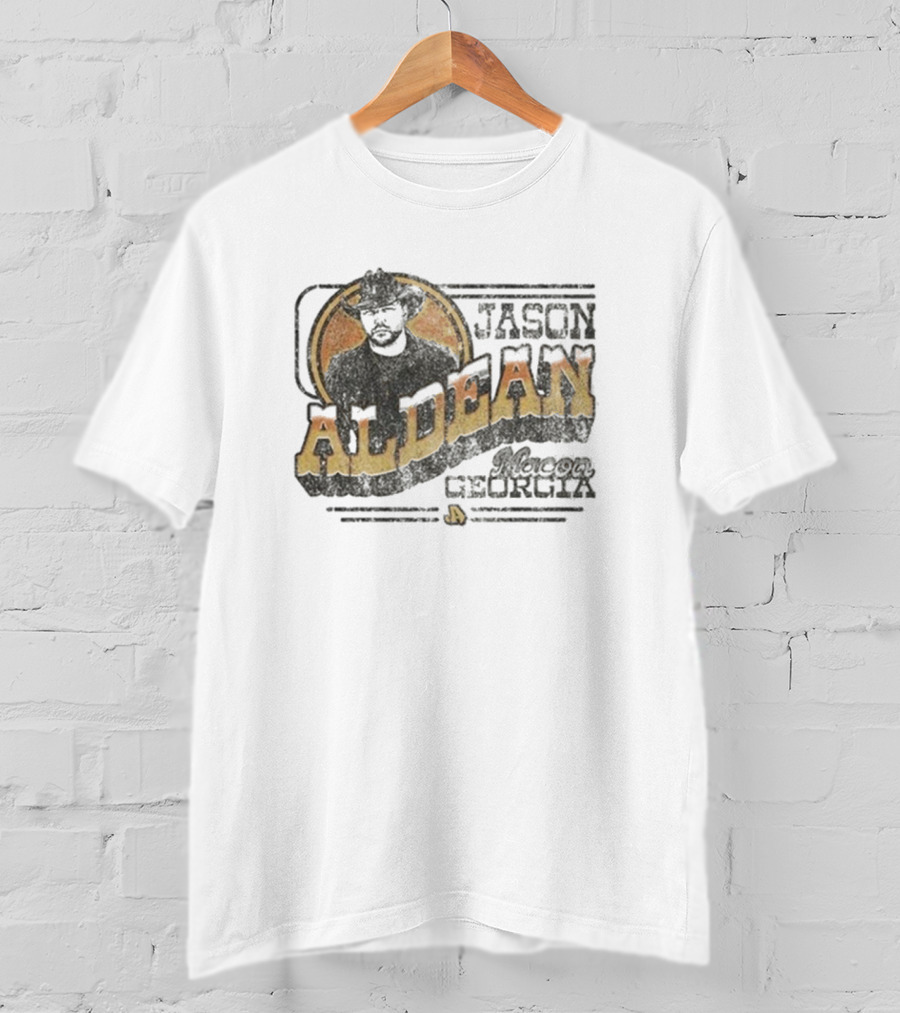 Jason Aldean Macon Georgia Tan T-Shirt