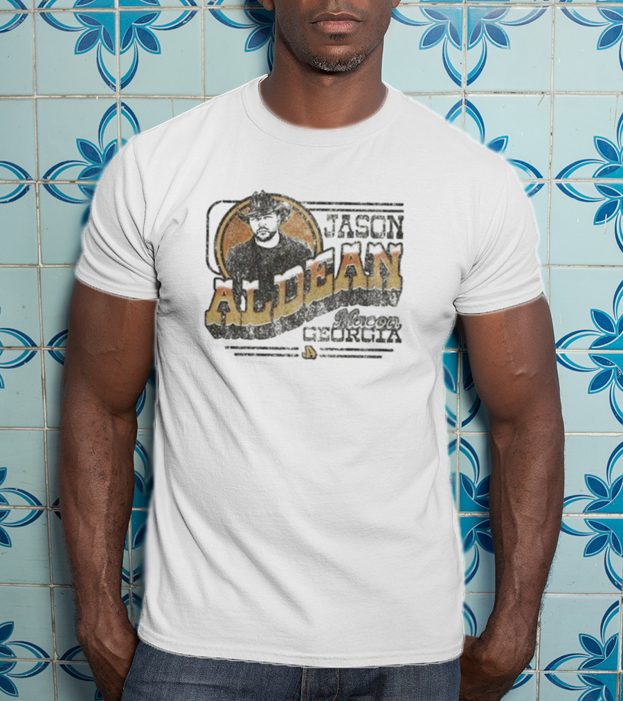 Jason Aldean Macon Georgia Tan T-Shirt