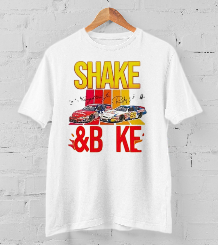 SHAKE And BAKE NASCAR Racing Talladega Nights Ricky Bobby T-Shirt