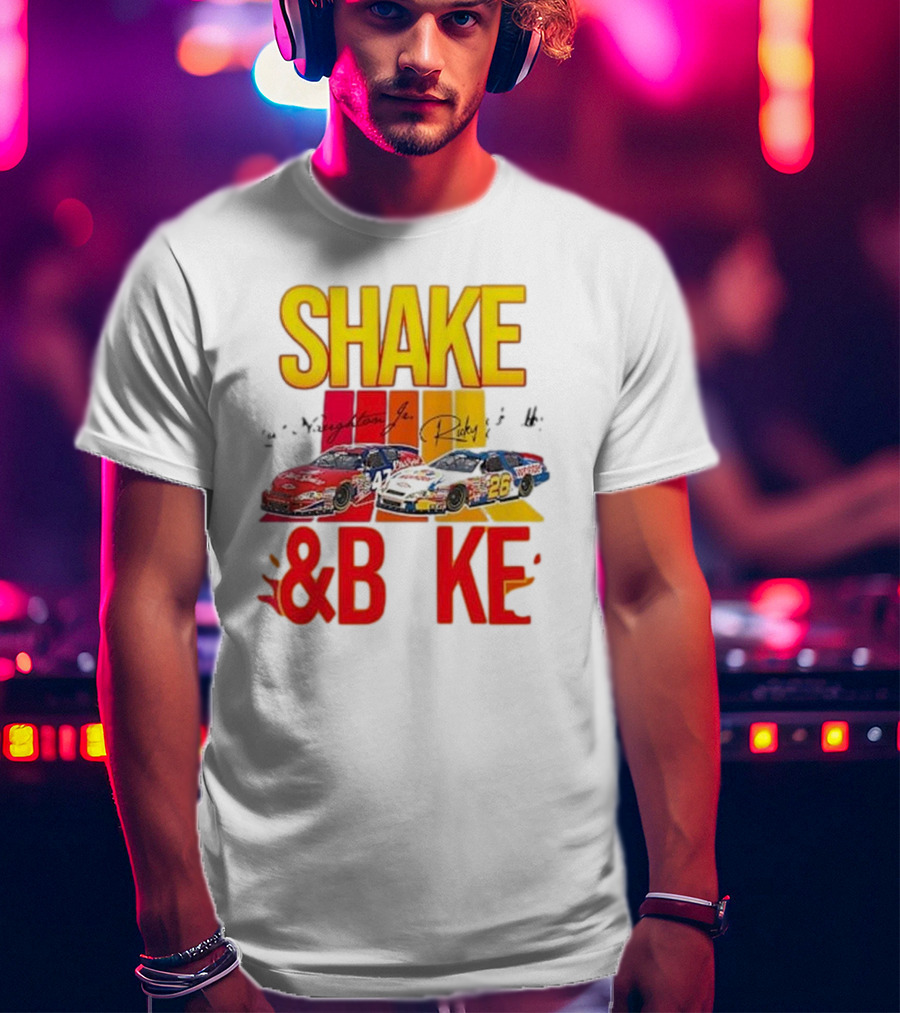 SHAKE And BAKE NASCAR Racing Talladega Nights Ricky Bobby T-Shirt