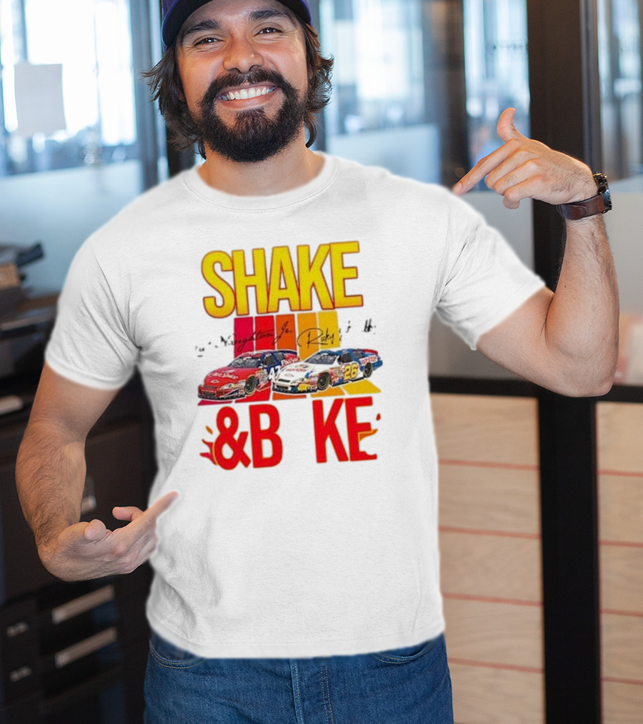 SHAKE And BAKE NASCAR Racing Talladega Nights Ricky Bobby T-Shirt