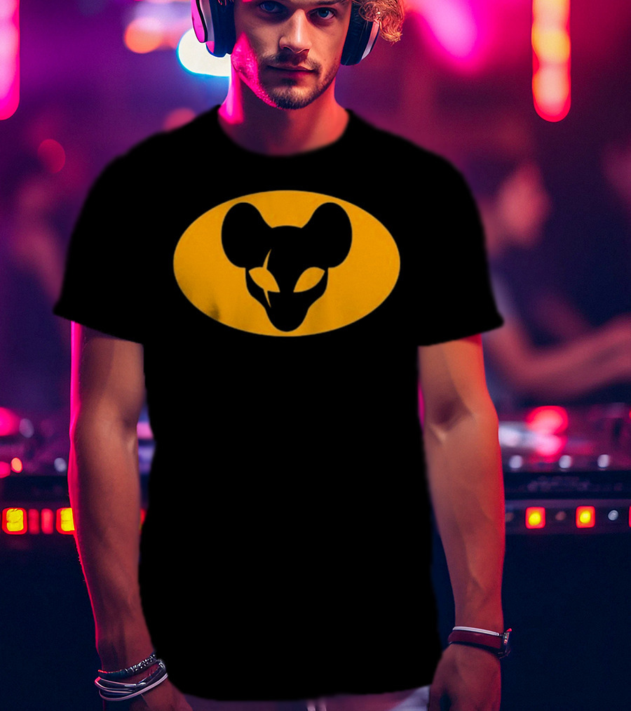 Mythical Sausage Ratman Bat-Inspired Emblem T-Shirt