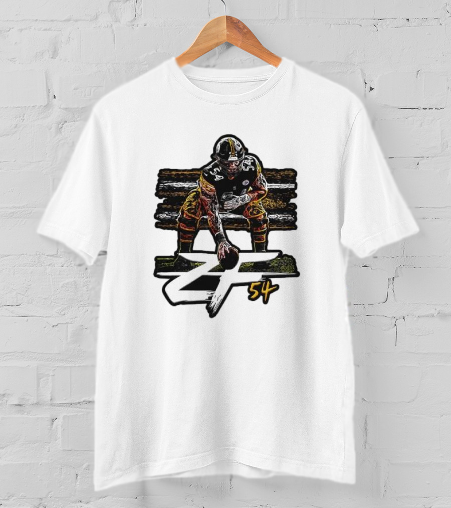 ZF54 Zach Frazier Pittsburgh Steelers Football Player T-Shirt