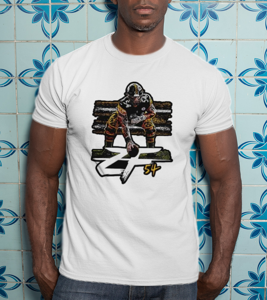 ZF54 Zach Frazier Pittsburgh Steelers Football Player T-Shirt