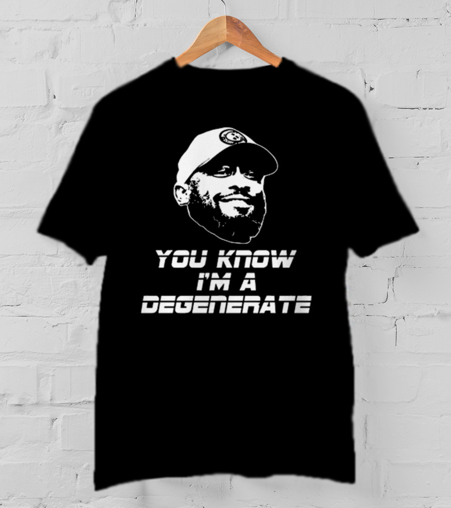 You Know I'm A Degenerate Mike Tomlin Amanda Vance T-Shirt