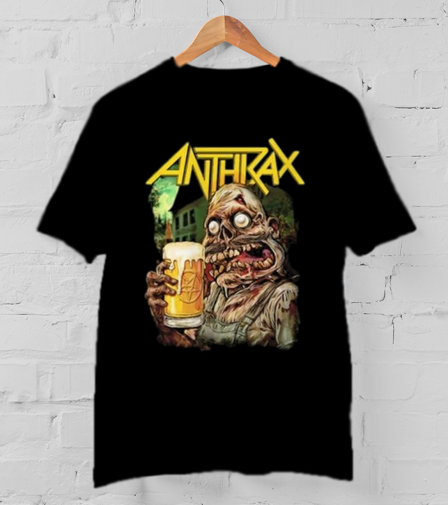 Anthrax Zombie Oktoberfest Beer Mug Brew Monster T-Shirt