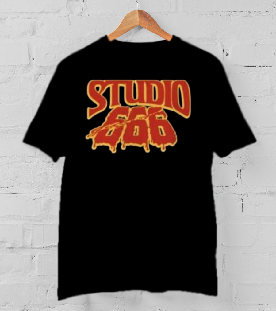 Studio 666 Foo Fighters Iconic Dripping Horror Text T-Shirt
