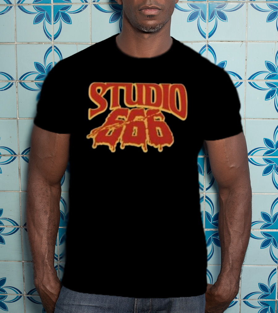 Studio 666 Foo Fighters Iconic Dripping Horror Text T-Shirt