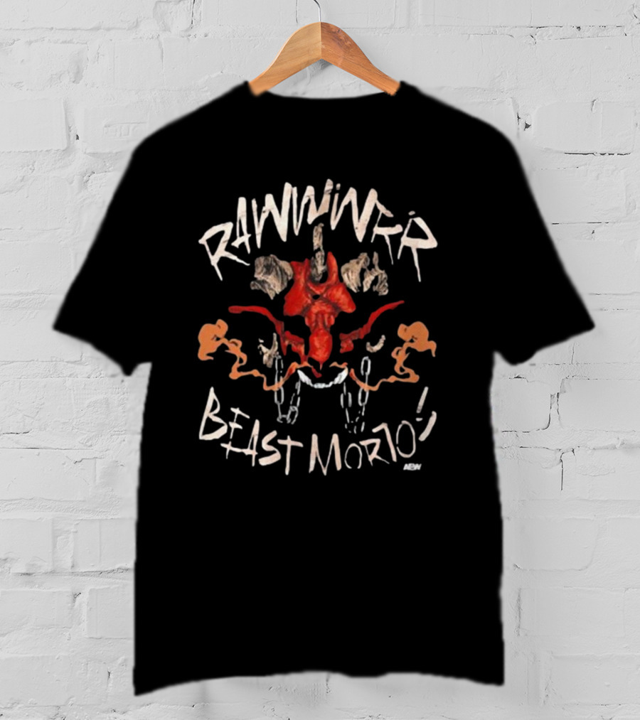 RAWWWRR Beast Mortos Skeleton Chains T-Shirt