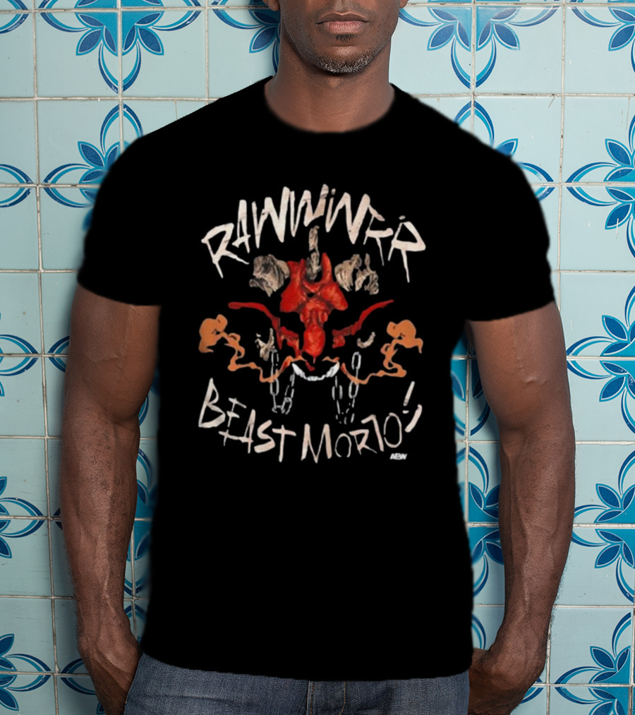 RAWWWRR Beast Mortos Skeleton Chains T-Shirt