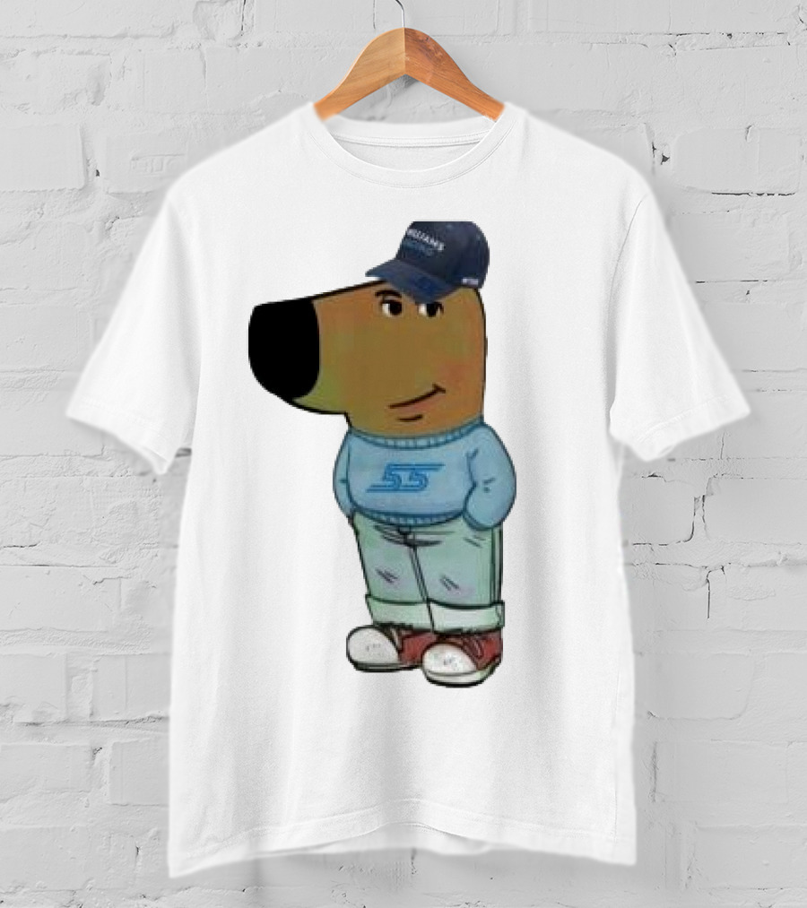 Williams Racing 55 Chill Guy Dog Hat T-Shirt