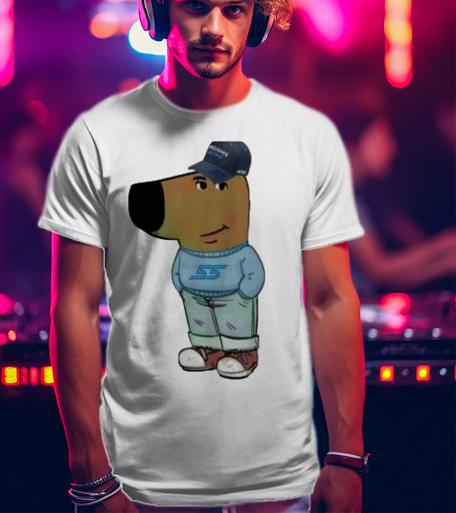 Williams Racing 55 Chill Guy Dog Hat T-Shirt