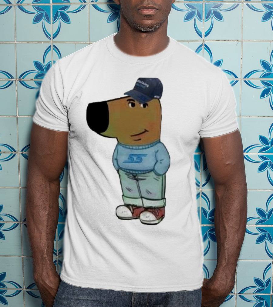 Williams Racing 55 Chill Guy Dog Hat T-Shirt