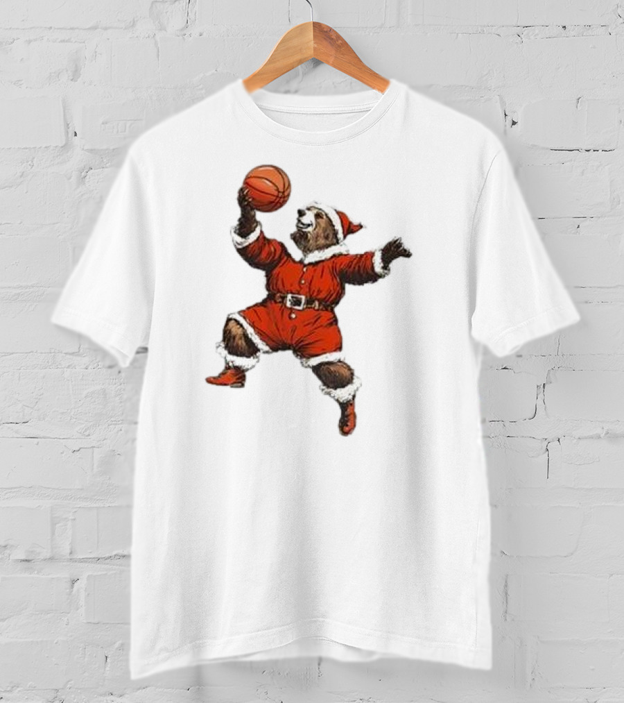 Choose 901 Santa Bear Basketball Holiday T-Shirt