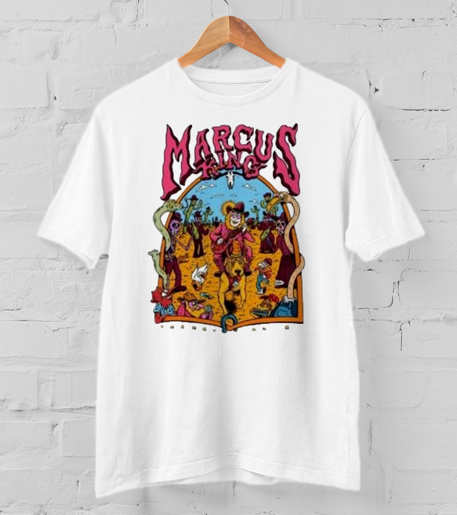 Marcus King Wild West Adventure With Cowboys And Skeletons T-Shirt