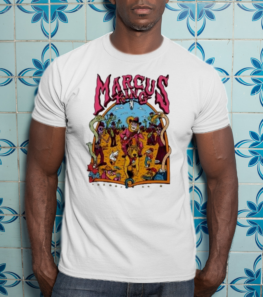 Marcus King Wild West Adventure With Cowboys And Skeletons T-Shirt